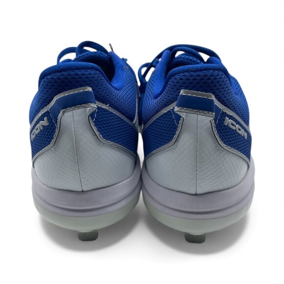 Adidas Icon 7 Metal Baseball Cleats Royal Blue White FZ1556 Mens Size 13.5 NWT - Picture 7 of 8